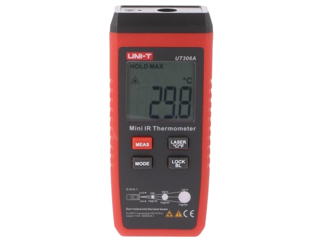 Termometru Infrarosu fara contact LCD iluminat -35÷300°C UT306A